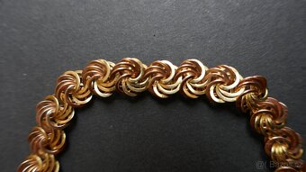 ZLATÝ DÁMSKÝ NÁRAMEK 11.93G//8MM//19CM//14 KARÁTŮ - 3