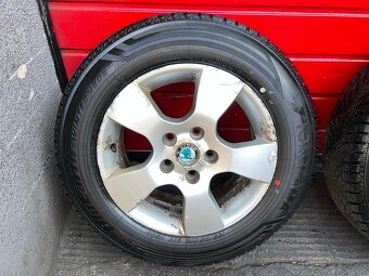ALU kola 15" 6,5J ET50 + zimní pneu 195/665/R15 - 3