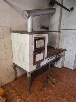 Kachlová kamna bílá - 3