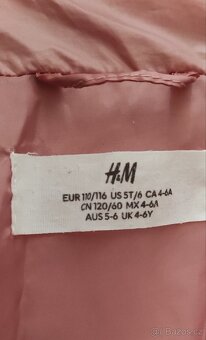 Dětská dívčí bunda vel 110/116 - 3
