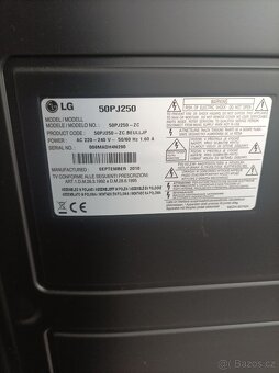 Plazma LG 50PJ250ZC - 3