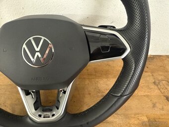 VW volant vyhřívaný kožený perforovaný - použitý/chyba - 3