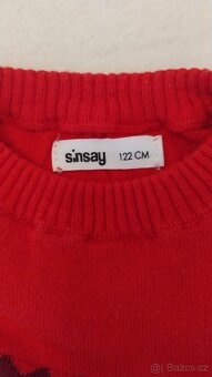 Vánoční svetr, vel. 122 - 3