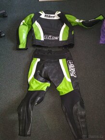 Dvoudílná kožená kombinéza - 3