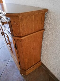 Komoda, příborník - rustikální dub, délka 120 cm - 3