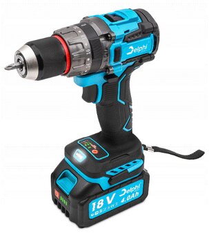 Prodám AKU VRTAČKU zn Delphi NOVÁ, NEPOUŽITÁ 18V, 4.0Ah - 3