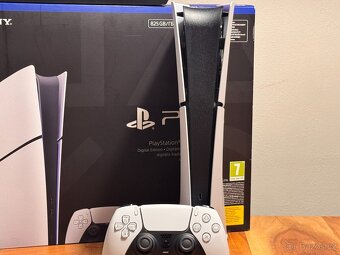NOVÁ PS5 Slim Digital, záruka 12/27 Planeo, KRABICE - 3