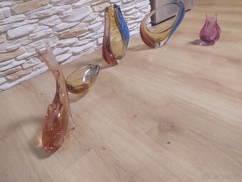 KOLEKCE HUTNÍHO SKLA - 5ks - 3