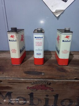 Mobiloil plechovky od olejů Deko - 3