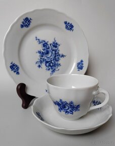 Starožitné porcelánové snídaňové trio Bavaria Porzellan 1918 - 3