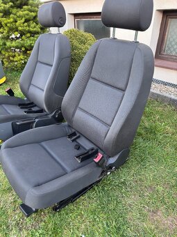 Přední + zadní sedačky Audi a4 b6(manuální, látkové) - 3