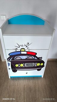 Modrý dětský pokoj jako nový - 3
