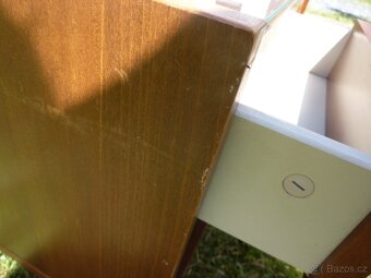 IKEA BOKSEL konferenční stolek na kolečkách 79x79 - 3