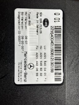 Mercedes w221 jednotka akumulátoru zadní - 3