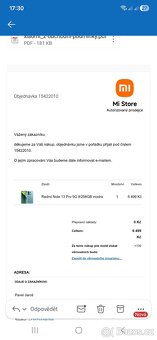 Prodám Redmi 13 PRO 5G ocean tial , 8GB, 256GM ROM - 3