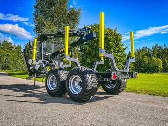 Prodám vyvážecí vlek PALMS s hydr.rukou PALMS - 3