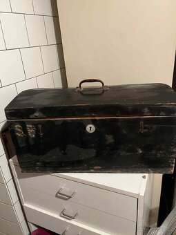 Stará vojenská truhla / bedna – rok cca 1950 - 3