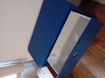 Komoda ikea modrá dětská - 3