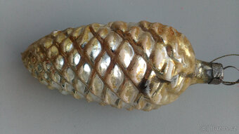 Stará vánoční ozdoba, šiška - 3