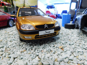 model auta Citroen Saxo VTS oranžová farba Otto mobile 1:18 - 3