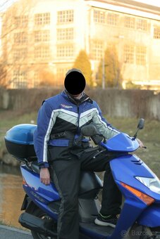 Zánovní textilní bunda na motorku, na skútr, vel. M - 3