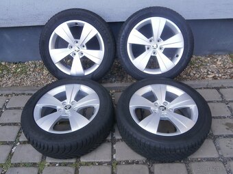 ALU KOLA 5 X 112 ŠKODA ORIGINÁL 215 55 17 SUPERB - 3