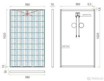 Fotovoltaické panely 240 W - 3