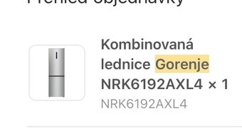 Kombinovaná lednice Gorenje NRK6192AXL4 – nerez - 3