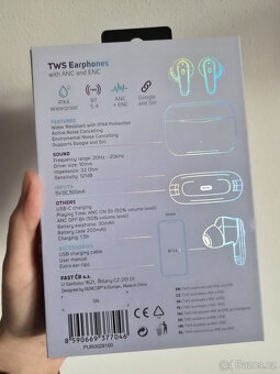 Sluchátka Sencor SEP GRIM ANC TWS Rose - 3