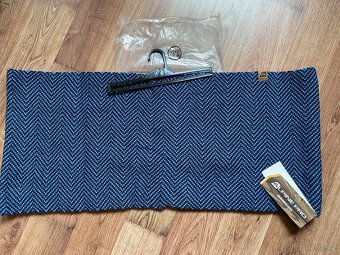 Nová unisex zimní kruhová šála ALPINE PRO - modro-černá - 3