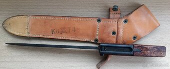 Nový bodák bajonet sa58 vzácnější 2.typ bez záštity + pochva - 3