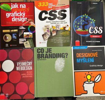 Knihy: design, web, programování - 3