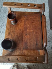 Starožitný kuřácký stolek - 3