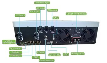 Kombinovaný ostrovní měnič Growatt SPF 6000ES Plus - nový - 3