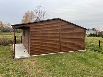 Plechová garáž 5,5x6m - 3