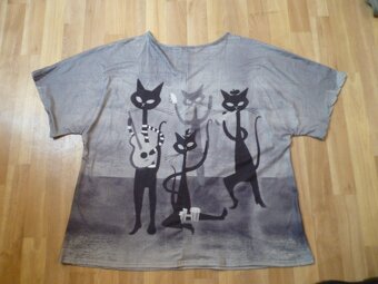 kočičkové triko vel.4XL - 3
