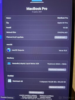 MacBook Pro 14", M1 ,16GB ,512GB - 3
