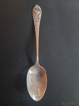 9 ks historických stříbrných sběratelských lžiček - 3