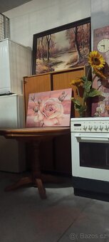 Dekorace, obrazy, zrcadlo v dřevěném rámu cca.110x50 - 3