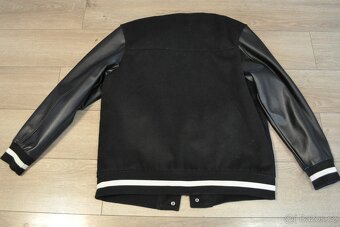 Chlapecká podzimní černá bunda vel.164 - 3