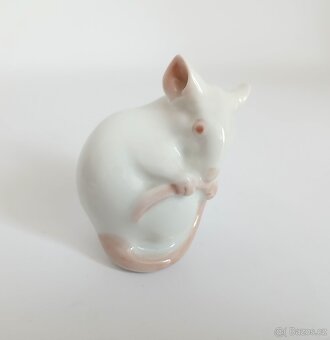 Porcelánová figurka - myška - Kodaň - 3