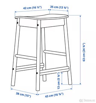 Ikea barová židle - 3