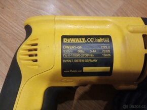 Prodám novou elektrickou vrtačku Dewalt DW241-qs - 3