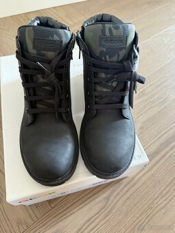 Nové kožené kotníkové boty Geox vel. 35 - 3
