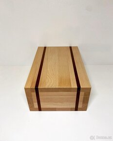 Humidor světlé barvy s palisandrem - 3