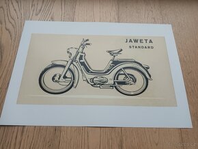 Prodam plakaty Jawa pionýr,Manet,CZ 502,Jawa 250,Stadion - 3