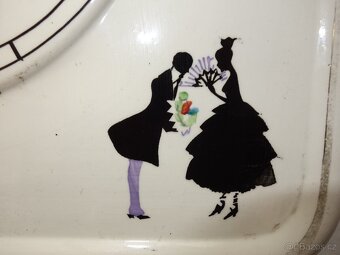 Porcelánové hodiny Kienzle, ROKOKO - 3
