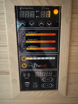 Infrasauna ProWell V3 RedGlass s RLT filtrem - 3