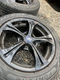 Cerna alu kola s pneu letni ford R16 - 3