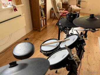 Roland TD-25 – elektronické bicí, TOP stav – kompletní sada - 3